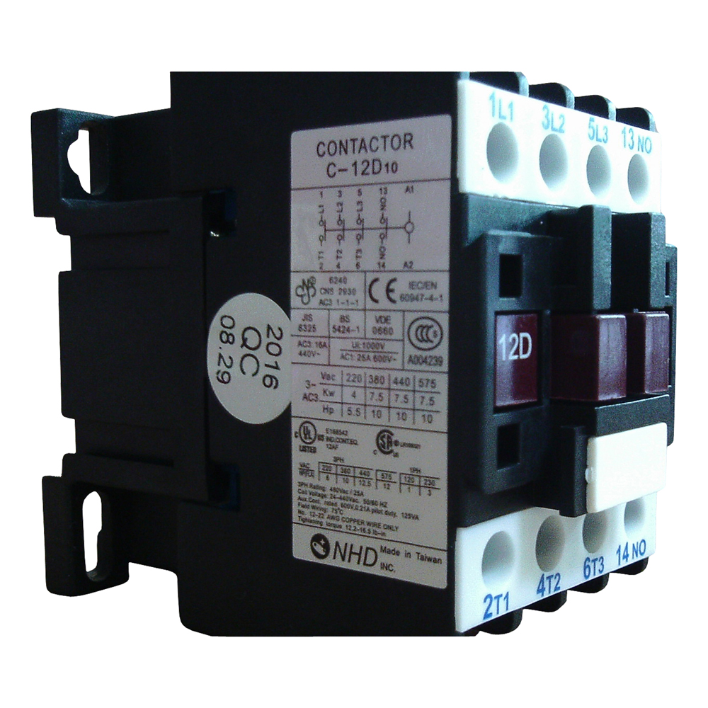 CONTACTEUR D12/24V/12A