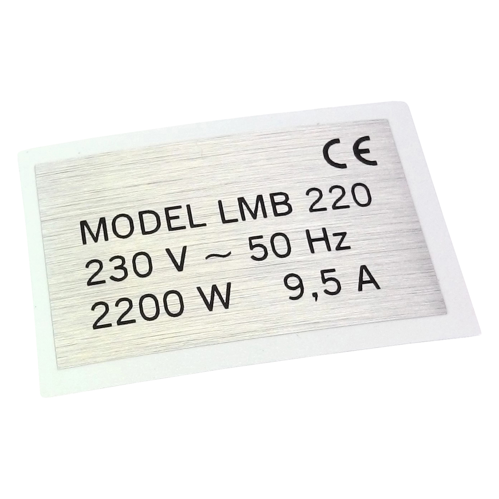 ETIQUETTE MODELE 2.2 KW