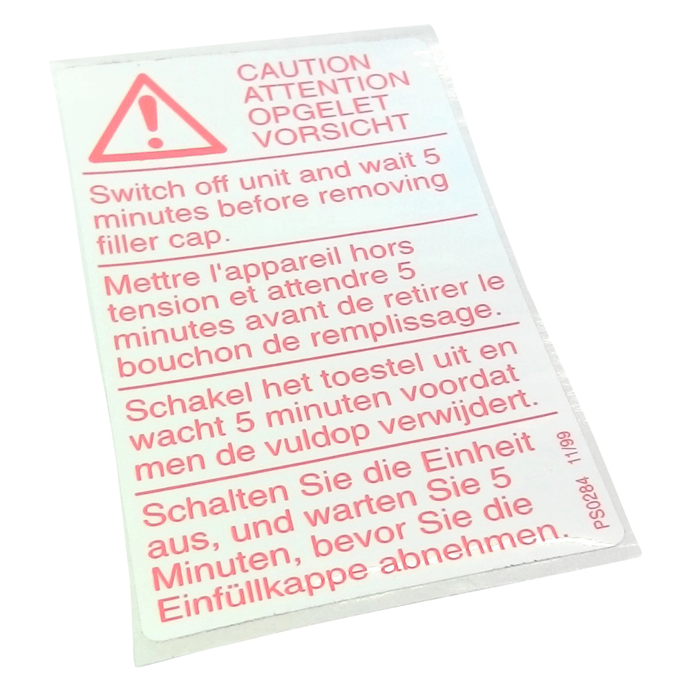 ETIQUETTE INFO. REMPLISSAGE